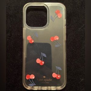 Kate Spade Cherry iPhone 13 Pro Case